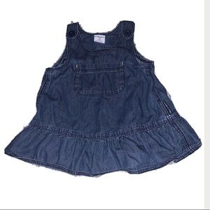 Baby girl dress 4-6 months jean summer spring blue